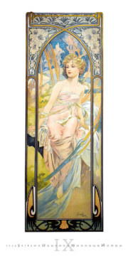 Kalendár Alfons Mucha