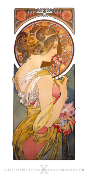 Kalendár Alfons Mucha