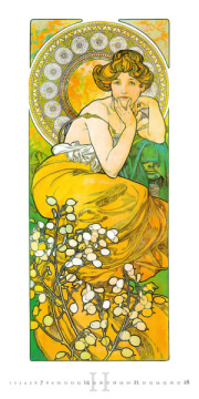 Kalendár Alfons Mucha