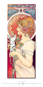 Kalendár Alfons Mucha