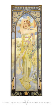 Kalendár Alfons Mucha