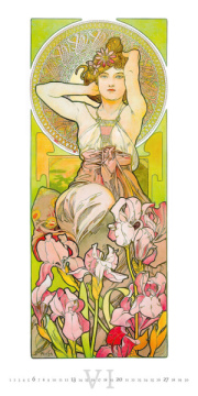 Kalendár Alfons Mucha