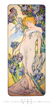Kalendár Alfons Mucha