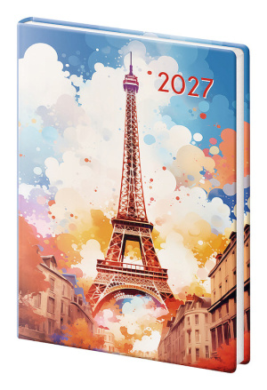 Vreckový diár A7 Vario Lyra Paris