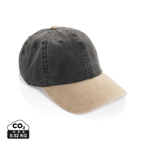 Dvojfarebná šiltovka BEAU AWARE™ Washed, 6 panelov, 270 g/m²