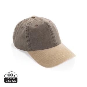 Dvojfarebná šiltovka BEAU AWARE™ Washed, 6 panelov, 270 g/m²