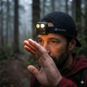 Gear X RCS čelová lampa z rec. plastu s pohybovým senzorom - GearX