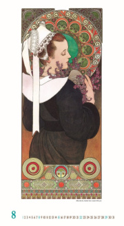 Nástenný kalendár Alfons Mucha 2027