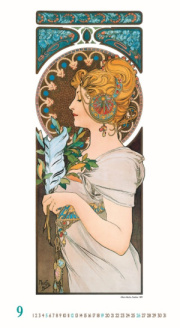 Nástenný kalendár Alfons Mucha 2027