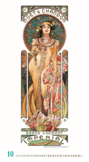 Nástenný kalendár Alfons Mucha 2027