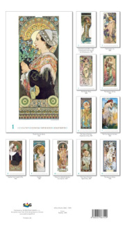 Nástenný kalendár Alfons Mucha 2027