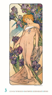 Nástenný kalendár Alfons Mucha 2027