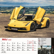Nástenný kalendár Sports cars 2027