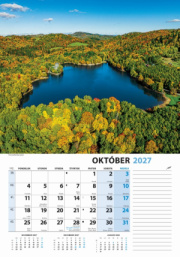 Nástenný kalendár Slovensko z výšky 2027