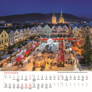 Nástenný kalendár Slovensko štvorec 2027