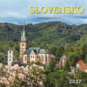 Nástenný kalendár Slovensko štvorec 2027