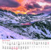 Nástenný kalendár Tatry štvorec 2027