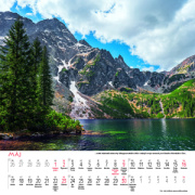 Nástenný kalendár Tatry štvorec 2027