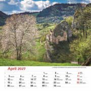 Nástenný kalendár Hrady a zámky Slovenska 2027