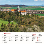 Nástenný kalendár Hrady a zámky Slovenska 2027