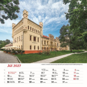 Nástenný kalendár Hrady a zámky Slovenska 2027