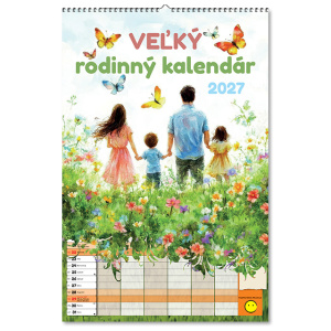 Nástenný kalendár Veľký rodinný kalendár 2027