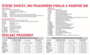 Stolový kalendár Pracovný stĺpcový 2027