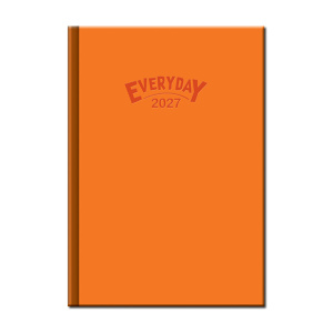 Denný diár A5 Everyday oranžový 2027