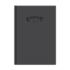 Denný diár A5 Everyday sivý 2027