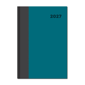 Denný diár A5 DOLCETTO sivo tyrkysový 2027