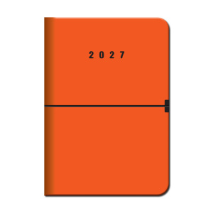 Týždenný diár A5 CAPRI Oranžový 2027