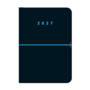 Týždenný diár A5 CAPRI Čierny 2027