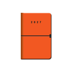 Mini diár A6 CAPRI oranžový 2027