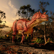 NOTIQUE Grid calendar Dinosaurs 2027, 30 x 30 cm