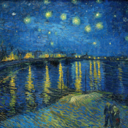 NOTIQUE Grid calendar Vincent van Gogh 2027, 30 x 30 cm