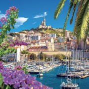 NOTIQUE Grid calendar Provence 2027, 30 x 30 cm