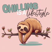 NOTIQUE Grid calendar Lazy Sloths 2027, 30 x 30 cm