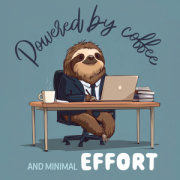 NOTIQUE Grid calendar Lazy Sloths 2027, 30 x 30 cm