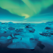 NOTIQUE Grid calendar Aurora Borealis 2027, 30 x 30 cm