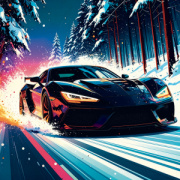NOTIQUE Grid calendar Fast Cars 2027, 30 x 30 cm