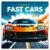 NOTIQUE Grid calendar Fast Cars 2027, 30 x 30 cm