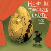 NOTIQUE Grid calendar Chicken Artists 2027, 30 x 30 cm