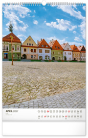 NOTIQUE Nástenný kalendár Naše Slovensko 2027, 33 x 46 cm