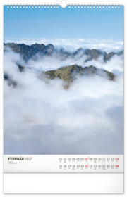 NOTIQUE Nástenný kalendár Tatry 2027, 33 x 46 cm