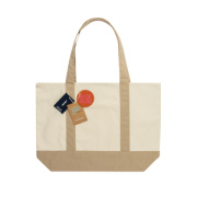 SHOP LOCAL AWARE™ recyklovaná bavlnená taška tote s gramážou - XD Xclusive