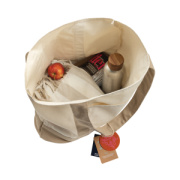 SHOP LOCAL AWARE™ recyklovaná bavlnená taška tote s gramážou - XD Xclusive