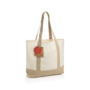 SHOP LOCAL AWARE™ taška z recyklovanej bavlny, 350 GSM - XD Xclusive