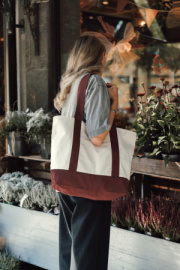 SHOP LOCAL AWARE™ taška z recyklovanej bavlny, 350 GSM - XD Xclusive