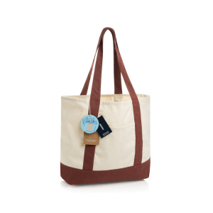 SHOP LOCAL AWARE™ recyklovaná bavlnená taška tote s gramážou