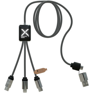 SCX.design C33 60 W nabíjací kábel typu C s dvojitým podsvieteným logom